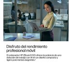 HP DQ0D4ET ordenador portatil Copilot+ PC Intel Core Ultra 7 356H 40,6 cm (16") WUXGA 32 GB DDR5-SDRAM 1 TB SSD Wi-Fi 7 (802.11be) Windows 11 Pro AI Workstation, AI PC Plata
