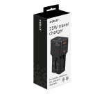 Celly MULTIPLUGSL25W Caricabatterie per dispositivi mobili Cuffie, Smartphone, Tablet Nero AC Ricarica rapida Interno