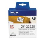 Brother DK-22225 Cinta continua de papel térmico blanca 38 x 30,48 m