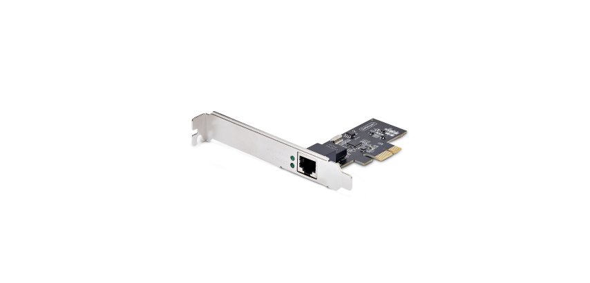 StarTech.com Tarjeta de Red Ethernet NBASE-T PCI Express de 2,5Gbps - Chipset Intel® I225-V - Tarjeta Adaptador de Red Ethernet PCIe - NIC LAN PCI-E para Servidores - Tarjeta LAN