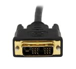 StarTech.com Cavo adattatore HDMI a DVI-D da 150 cm - Cavo connettore presa HDMI a presa DVI Maschio/Maschio