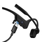 SHOKZ C120-AC-BK auricular y casco Auriculares Inalámbrico gancho de oreja Oficina/Centro de llamadas USB Tipo C Bluetooth Negro