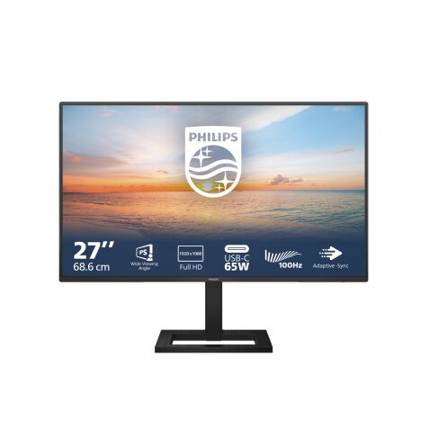 Philips 1000 series 27E1N1300AE/00 LED display 68,6 cm (27") 1920 x 1080 pixels Full HD LCD Noir