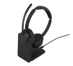 Jabra Evolve3 45 Wireless Headset Overhead Office/Call Center USB Type-A Bluetooth Black