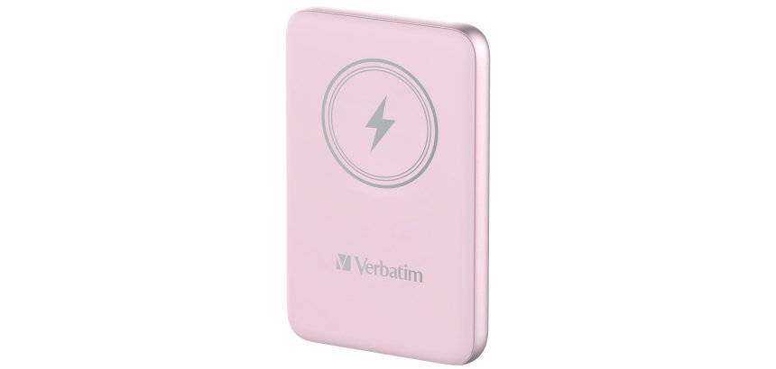 Verbatim Charge 'n' Go Lithium Polymère (LiPo) 10000 mAh Recharge sans fil Rose