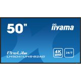 iiyama LH5041UHS-B2AG affichage de messages Écran plat de signalisation numérique 127 cm (50") LCD 500 cd/m² 4K Ultra HD Noir 24/7