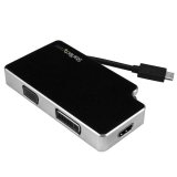 StarTech.com Adaptador de Viajes A/V 3-en-1 USB-C a VGA, DVI o HDMI - 4K