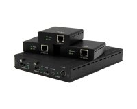 StarTech.com Kit extendeur HDBaseT à 3 ports avec 3 récepteurs - Splitter HDMI 1x3 via Cat5 - Jusqu'à 4K