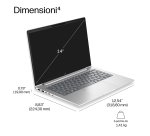 HP ProBook 4 G2a AI PC Wolf Pro Security Edition AMD Ryzen™ 7 250 Computer portatile 35,6 cm (14") WUXGA 16 GB DDR5-SDRAM 512 GB SSD Wi-Fi 6E (802.11ax) Windows 11 Pro Argento