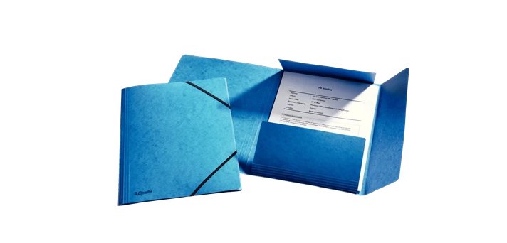 Esselte 26595 folder Cardboard Blue A4