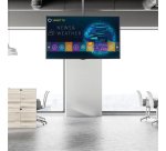 StarTech.com TV Ceiling Mount - Full-Motion Universal Hanging Single Screen Mount with Adjustable Telescopic Pole - Tilt / Swivel - VESA Bracket for 32”-75" Displays