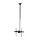 Soporte de Techo para TV - Soporte Universal de Cielo Raso para TV de Movimiento Total con Mástil Telescópico Ajustable - Soporte VESA para Pantallas de 32" a 75" - Giro e Inclinación