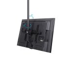 StarTech.com Support TV pour Plafond - Support Universel pour Écran Unique avec Mât Télescopique Réglable - Inclinable/Pivotant - Support VESA pour Écrans 32"-75