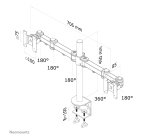 Neomounts FPMA-D960D Support d'écran à fixer 10-27"
