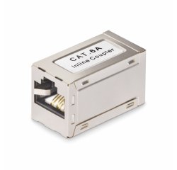 StarTech.com Shielded RJ45 Koppelstuk, Inline Cat6a Coupler, Female naar Female (F/F) T568B Connector, Shielded Ethernet Kabel Verlengstuk