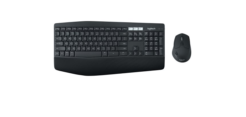 Logitech 920-008226 teclado Ratón incluido Universal RF Wireless + Bluetooth QWERTY Internacional de EE.UU. Negro