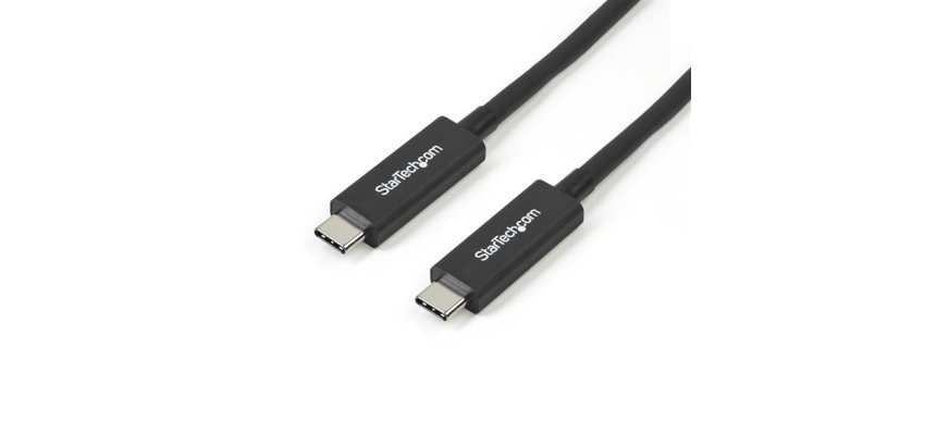 StarTech.com Câble Thunderbolt 3 (40 Gb/s) USB-C de 1 m - Compatible Thunderbolt et USB - Cordon Thunderbolt - M/M