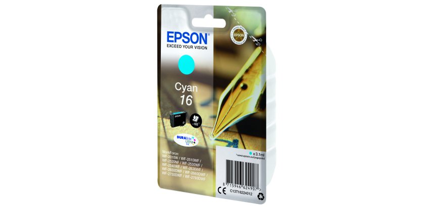 Epson Pen and crossword Singlepack Cyan 16 DURABrite Ultra Ink