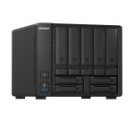 QNAP TS-H973AX NAS Tower Ryzen Embedded V1500B 8 Go DDR4 0 To QuTS hero Noir