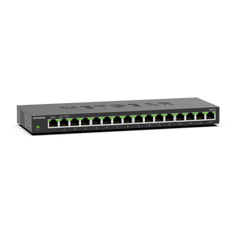 NETGEAR GS316 Non-géré L2 Gigabit Ethernet (10/100/1000) Noir