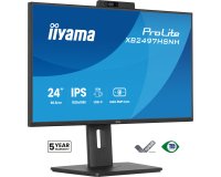 iiyama ProLite XB2497HSNH-B1 24IN IPS LCD 4MS 1920X1080 350CD/M2 HDMI/DP/USB 2 flat PC screen 60.5 cm (23.8") 1920 x 1080 pixels Full HD Black