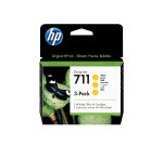 HP Confezione da 3 cartucce di inchiostro giallo DesignJet 711, 29 ml