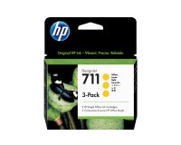 HP Confezione da 3 cartucce di inchiostro giallo DesignJet 711, 29 ml