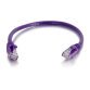 C2G Cat6 Booted Unshielded (UTP) Network Patch Cable - patch cable - 2 m - purple