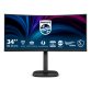 Philips 3000 series 34B2U3600C/00 écran plat de PC 86,4 cm (34") 3440 x 1440 pixels Wide Quad HD LCD Noir