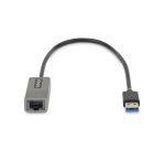 StarTech.com Adaptateur Réseau USB 3.0 à Gigabit Ethernet - 10/100/1000 Mbps, USB à RJ45, Adaptateur USB 3.0 à LAN, Adaptateur USB 3.0 Ethernet (GbE), Câble de Raccordement de 30cm, Installation Sans Pilote