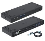 i-tec USB 3.0 / USB-C / Thunderbolt 3 Dual Display Docking Station Gen2 + Power Delivery 100W