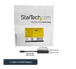 StarTech.com USB-C to HDMI Adapter with 4K 30Hz - Black