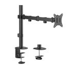 AISENS Soporte de Mesa ECO Giratorio e Inclinable para Monitor/TV 9Kg (3 Pivotes, 1 Brazo) de 17-32, Negro