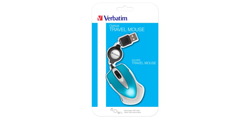 Verbatim Go Mini muis Kantoor Ambidextrous USB Type-A Optisch 1000 DPI