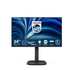 Philips 3000 series 24B2N3200D/00 computer monitor 61.2 cm (24.1") 1920 x 1200 pixels WUXGA LCD Black