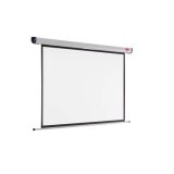 Écran projection nobo mural format 16/10 2 fixations mur ou plafond escamotable poids 6.35kg 175x109cm