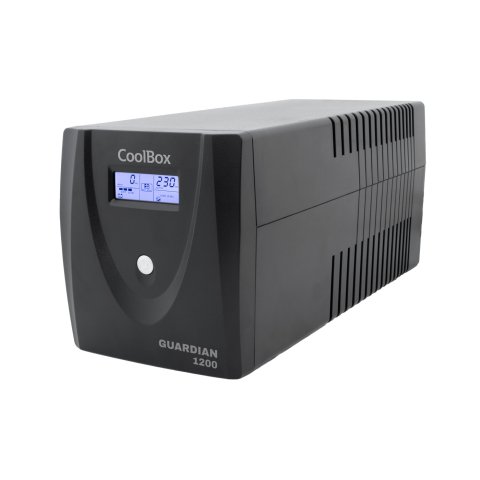 CoolBox SAI GUARDIAN3 LCD 1200VA 720w 4 SCHUKOS + SOFTWARE