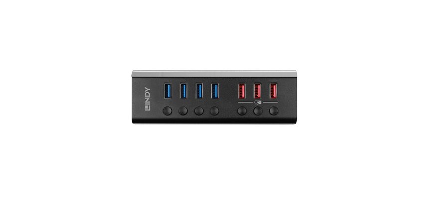 Lindy Hub USB 3.0 4 ports avec 3 ports Quick Charge 3.0
