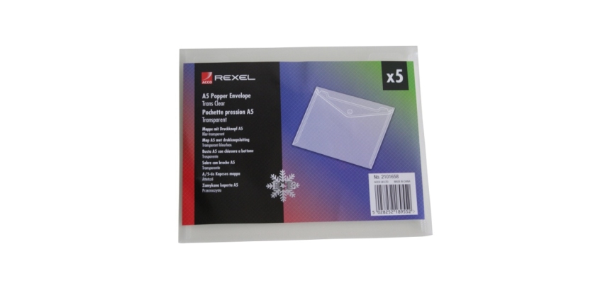 Rexel Buste con bottone A5 Ice