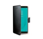 Celly WALLY758 mobile phone case 14.2 cm (5.6") Wallet case Black