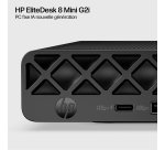 HP EliteDesk 8 Mini G2i Desktop Next Gen AI PC Copilot+ PC Intel Core Ultra 7 356H 16 Go DDR5-SDRAM 512 Go SSD Windows 11 Pro Mini PC