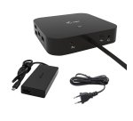 i-tec USB-C HDMI DP Docking Station with Power Delivery 100 W + Universal Charger 100 W