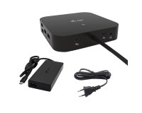 i-tec USB-C HDMI DP Docking Station with Power Delivery 100 W + Universal Charger 100 W