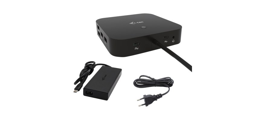 i-tec USB-C HDMI DP Docking Station with Power Delivery 100 W + Universal Charger 100 W