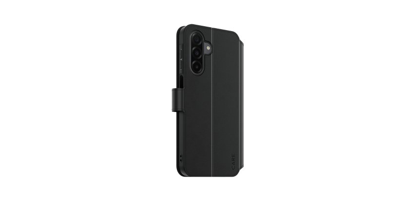 PanzerGlass CARE™ by ® Wallet Case w. Kickstand Samsung Galaxy M17 5G | A17 | A17 5G protective phone case Black Cover