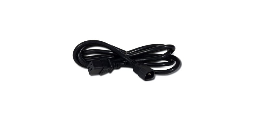 APC NetShelter - Cordon d'alimentation - Prises C14 et C19 - 10 A - 1,98m