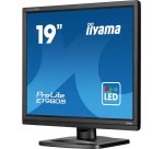 iiyama ProLite E1980S-B1 écran plat de PC 48,3 cm (19") 1280 x 1024 pixels VGA LED Noir