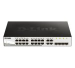 D-Link DGS-1210-20 Géré L2 Gigabit Ethernet (10/100/1000) 1U Noir