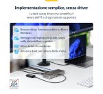 StarTech.com Docking Station USB4, Dual 4K 144Hz Driverless per Mac e Windows, Dock USB-C Universale con DisplayPort, PD 100W e Ethernet 2.5G