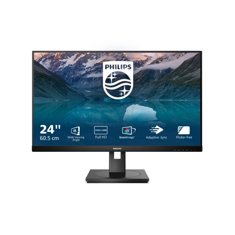 Philips S Line 242S9JML/00 pantalla para PC 60,5 cm (23.8") 1920 x 1080 Pixeles Full HD LCD Negro